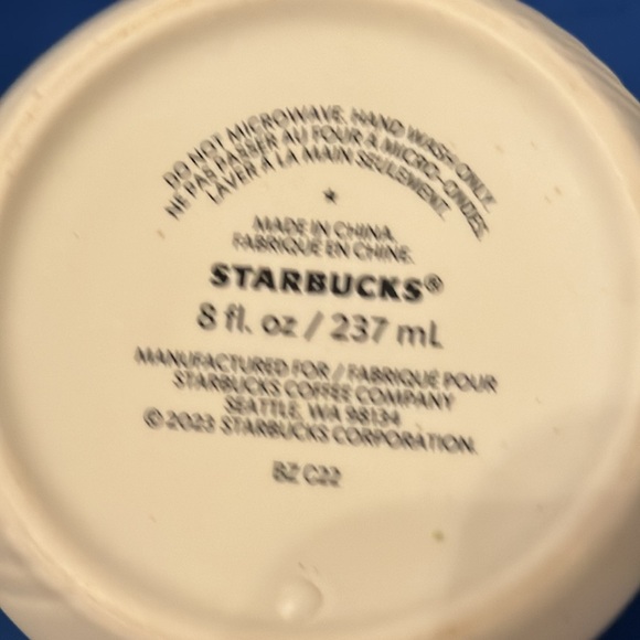 Starbucks coffee cup 8 fluid ounces - Picture 4 of 4